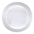 Sensations Clear Pebble Plastic Dinner Plates, 10", 120PK 347879